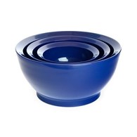 美國Calibowl 專利防漏碗 家庭派對3入組 藍色